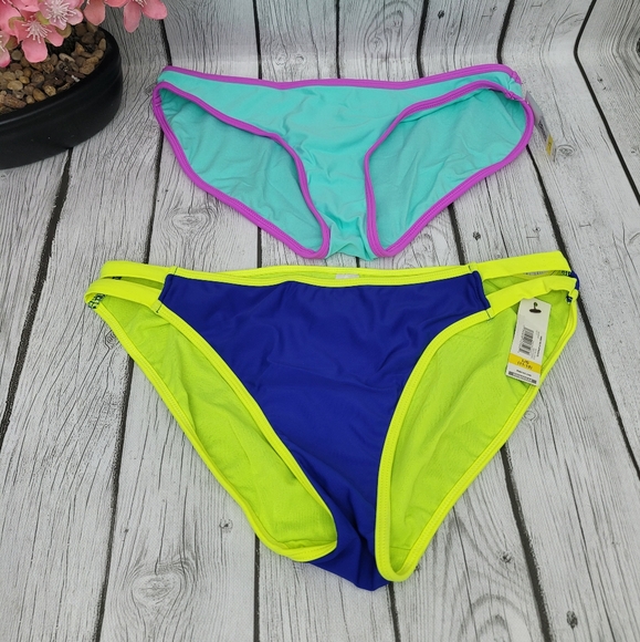 2 NWT No Boundaries Bikinis,Size L - Picture 1 of 8